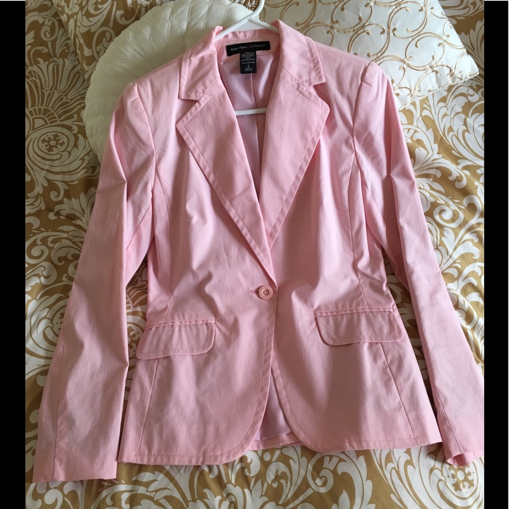 Light pink new york and company jacket